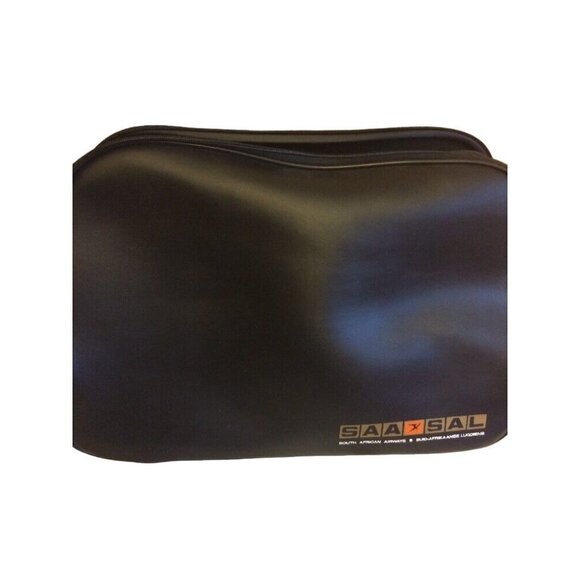 SAA/SAL South African Airways Vintage Luggage Bag Two Zippered Top Compartments